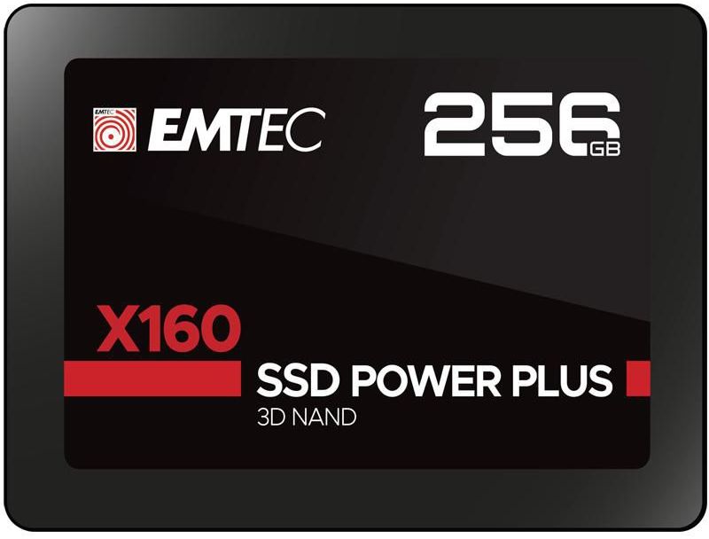 SSD 6,4 cm 256 GB EMTEC 3D NAND 520 MB/s lesen, 500 MB/s schreiben