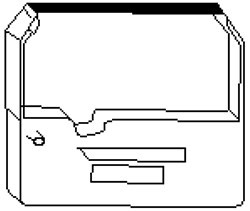 Farbband Epson ERC 03 schwarz 'KMP'