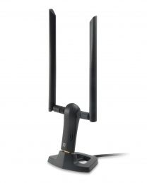 WLAN-Adapter USB 3.0 AC LevelOne WUA-1810E 2xAntenne inkl. Standfuß (Cradle), Frequenzband: 2.4 GHz und 5 GHz