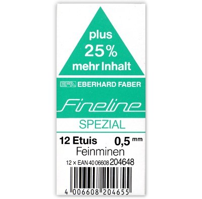 Druckbleistiftminen EFA 0,5 mm HB Etui mit 15 Einzelminen