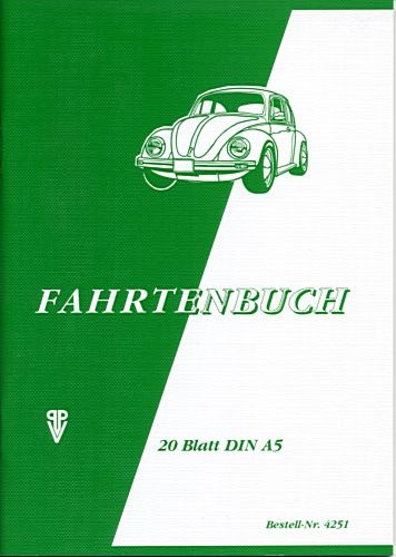 Fahrtenbuch A5 Penig 4251 20 Blatt