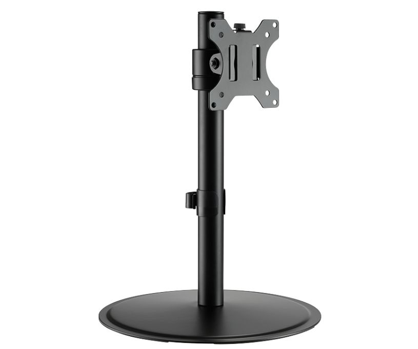 Monitor-Ständer für 1 Monitor freistehend Logilink Schwarz passend für 17-32'' Monitore (auch curved), max. 8 kg