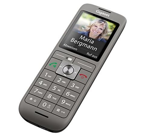 DECT Telefon Gigaset CL660HX Schwarz, Anthrazit schnurloses Telefon