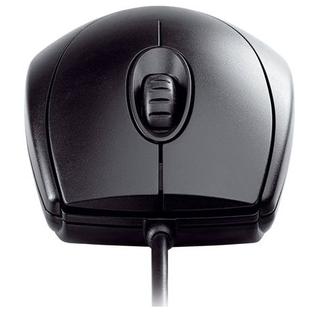 Maus Cherry M-5450 PS/2 & USB Schwarz kabelgebunden optische 3-Tasten-Maus für Rechts- & Linkshänder