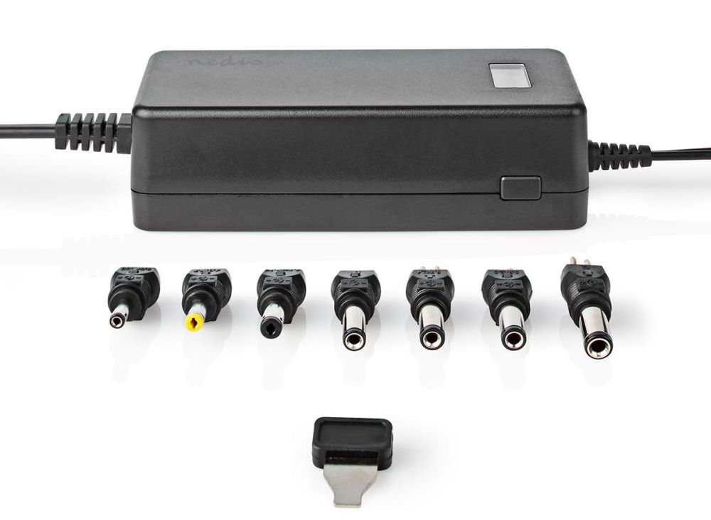 Netzteil Universal 36W Nedis 5-24 V, 2.4 - 3.0 A Schwarz mit 7 Adaptern