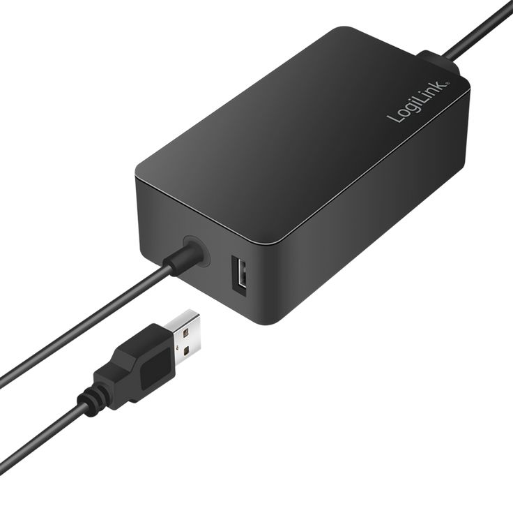 Netzteil Universal LOGILINK für Surface 65 Watt Schwarz inkl. 1x USB