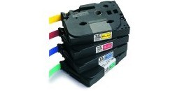 Schriftband Brother M-821 schwarz/gold 9mm/8m Restposten für Brother P-touche 110, wird abverkauft