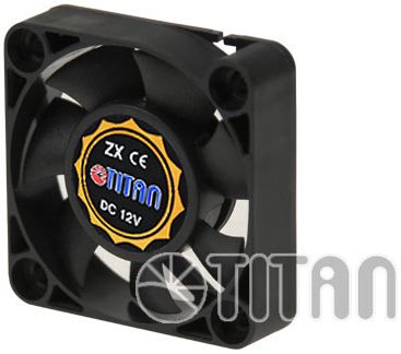 Lüfter  40x40x10mm Titan 3pol. 12V Molex, 2fach kugelgelagert, oem 33347Z