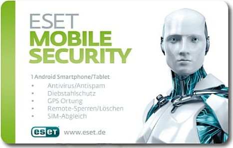 ESET Mobile Security für 1 Gerät (Mobiles/Tablets) Lizenz für 1 Jahr, ohne Datenträger