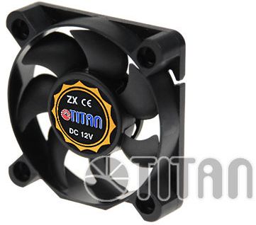 Lüfter  50x50x10mmTitan für VGA-Karten, 12V, 3pol Molexanschluss, oem 33349Z