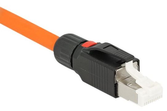 CAT6A Modularstecker RJ45 feldkonfektionierbar DELOCK abgeschirmte Anschlüsse