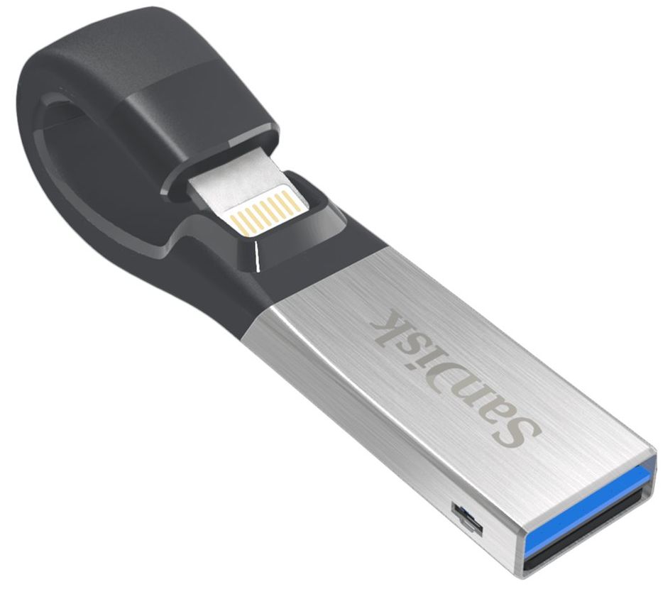 USB-Stick (USB 3.0)  32 GB iXpand, Apple lightning Speicher in Stiftform mit USB & Apple-Anschluß