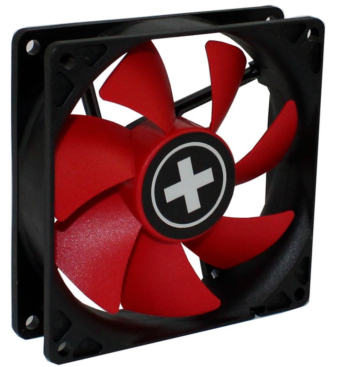 Lüfter  92 mm Xilence Schwarz/Rot XF041 PMW Gehäuselüfter mit 4pin Anschluß, oem XPF92.R.PWM