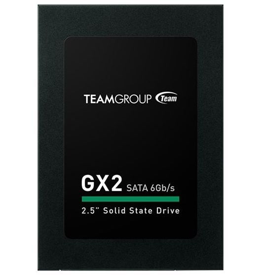 SSD 6,4 cm   2 TB Team GX2 480 TBW, SATA 6 Gbit/s, 550 MB/s lesen, 500 MB/s schreiben