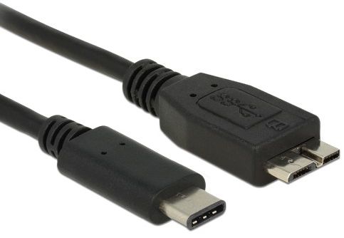 USB-Kabel 3.1 C-Stecker an Micro B-Stecker 0.5m Delock USB C-Kabel, Synchronisieren und Laden, 10 Gbps Datenrate