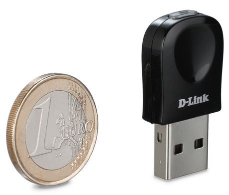 WLAN-Adapter USB 2.0 N D-Link DWA-131 Nano WLAN, wireless-N, 300 MBit