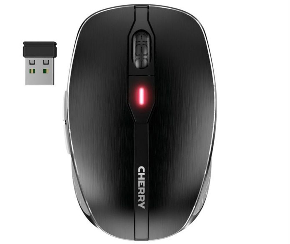 Maus Cherry MW 8C Advanced black USB/BT schnurlos drahtlose 6-Tasten-Maus für Rechts- und Linkshänder