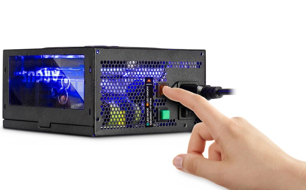 Netzteil 750W INTERTECH Argus  RGB-750CM II Kabelmanagement 140mm Lüfter, aktive Power Factor Correction (PFC) - intern