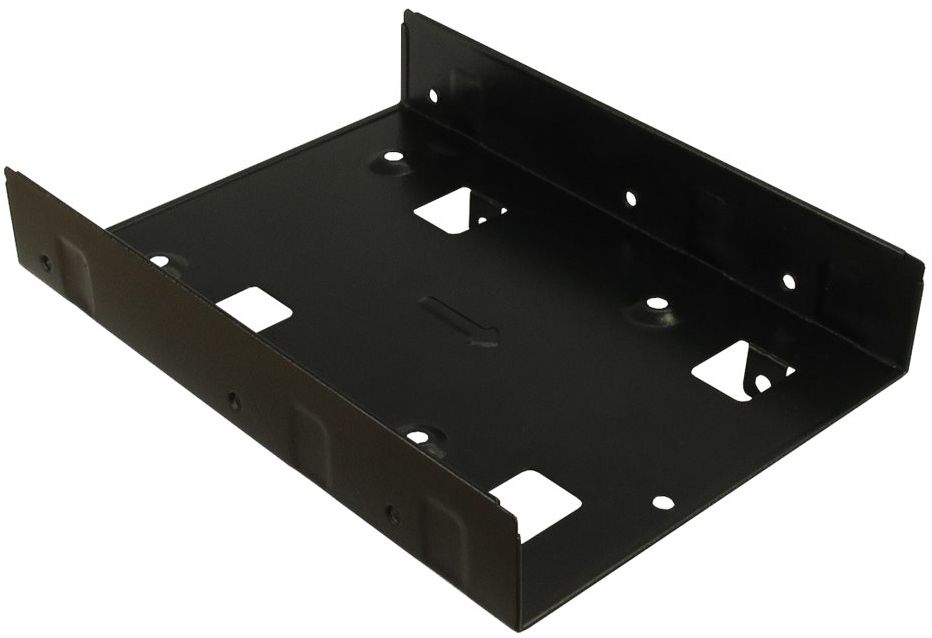 Einbaurahmen 2x 6,4 cm (2.5'') in 8,89 (3.5'') Intertech Metall-Einbaurahmen für 2 HDD/SSDs