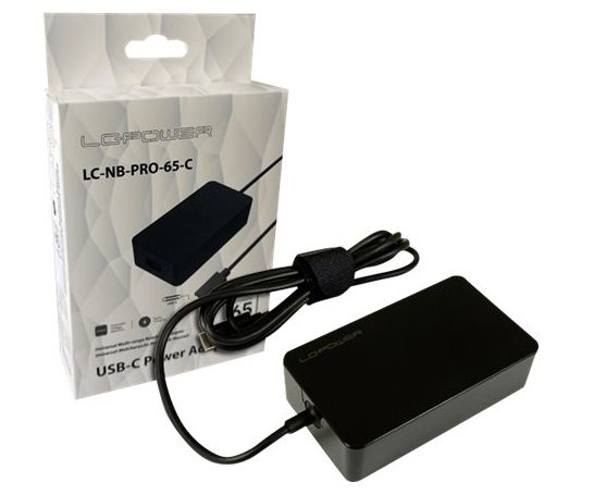 Netzteil Universal  65 Watt für Notebooks USB-C LC-Power extern Netzteil