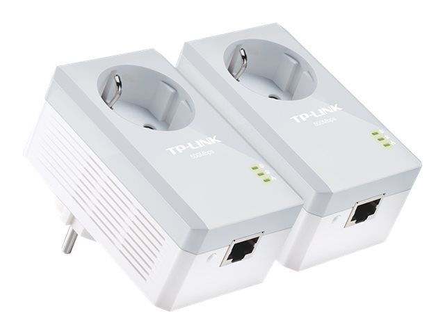 dLAN-Adapter TP-Link TL-PA4010PKIT AV600 2er Kit 600 Mbps mit integrierter Steckdose