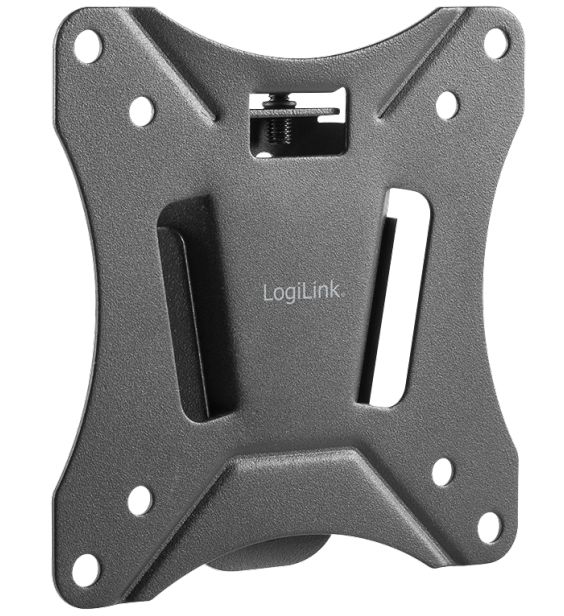 Monitor-Wandhalterung für Monitore schwarz - Vesa 75/100 ohne Schwenkfunktion, für 13-27'', max. 25 kg