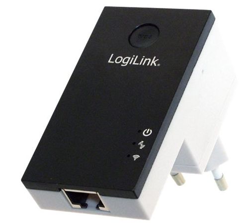 WLAN Repeater LogiLink WL0158 300Mbit/s, Antenne 2x 2dB, 1xRJ45 LAN, MIMO