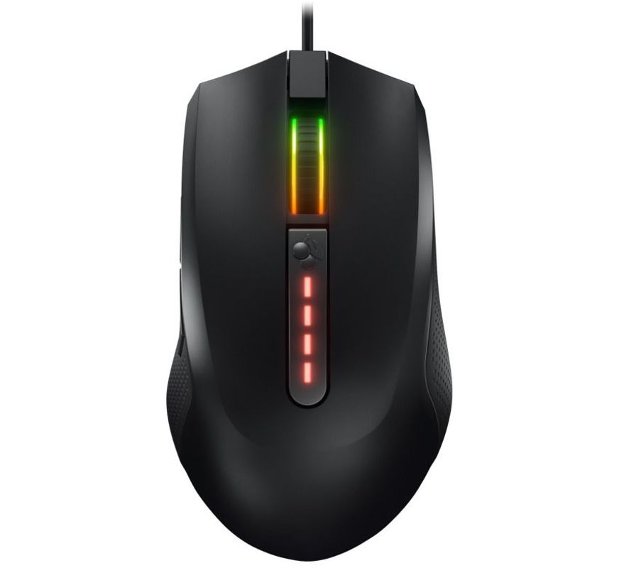 Maus Cherry MC 2.1 RGB beleuchtet Gaming kabelgebunden sehr ergonomische Maus für Rechtshänder, max. 5000 dpi