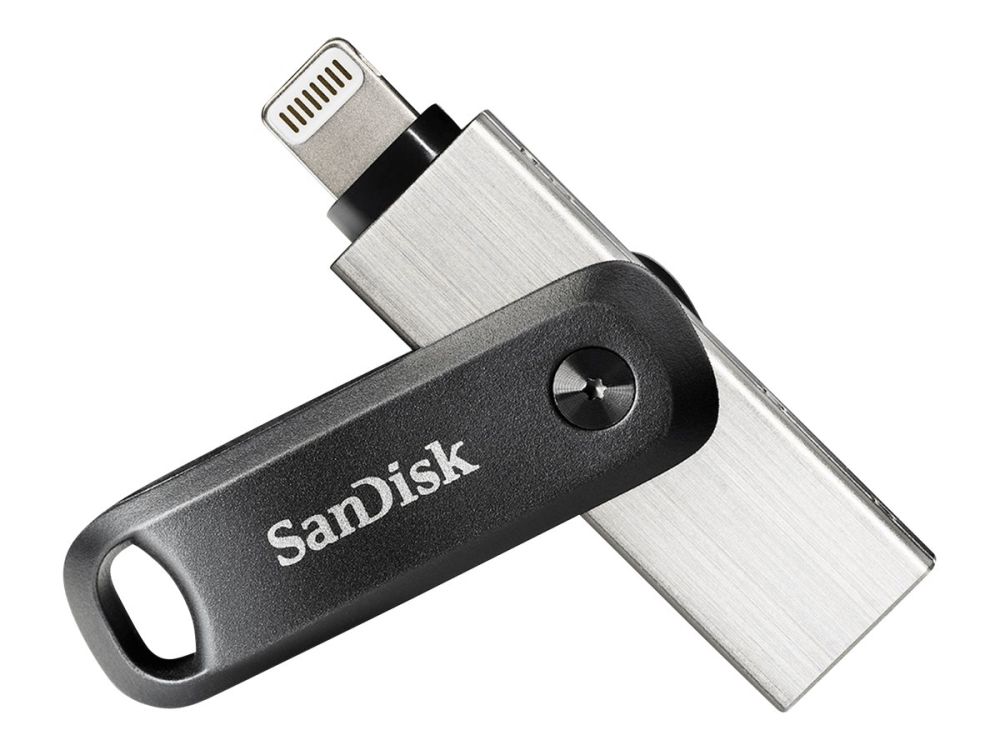 USB-Stick (USB 3.0)  64 GB iXpand Go U3 SDK Speicher in Stiftform mit USB & Apple-Anschluß