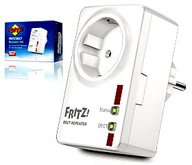 FRITZ!DECT Repeater 100 sicherer, mehr Reichweite vergrößert Reichweite für schnurlosen DECT-Telefone